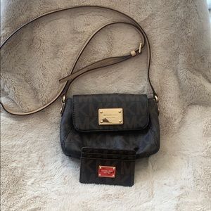 Michael Kors Crossbody and Card Wallet